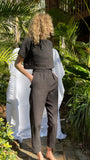 THE PANT SET | Two-Piece Linen Jumpsuit