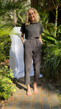 THE CASUAL CIGGIE | Linen High Waisted Pants